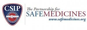 The Partnership for Safe Medicines Logo and CSIP Logo